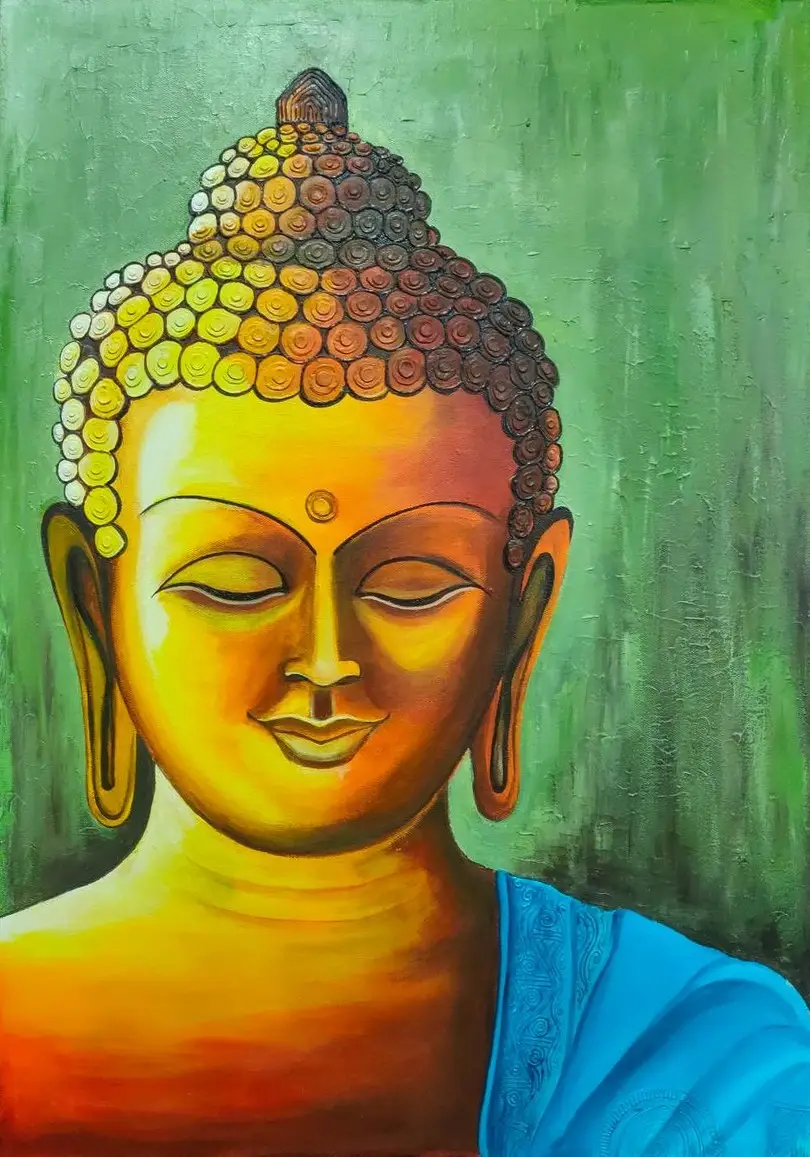 Brown Buddha by Jignasa Dhame